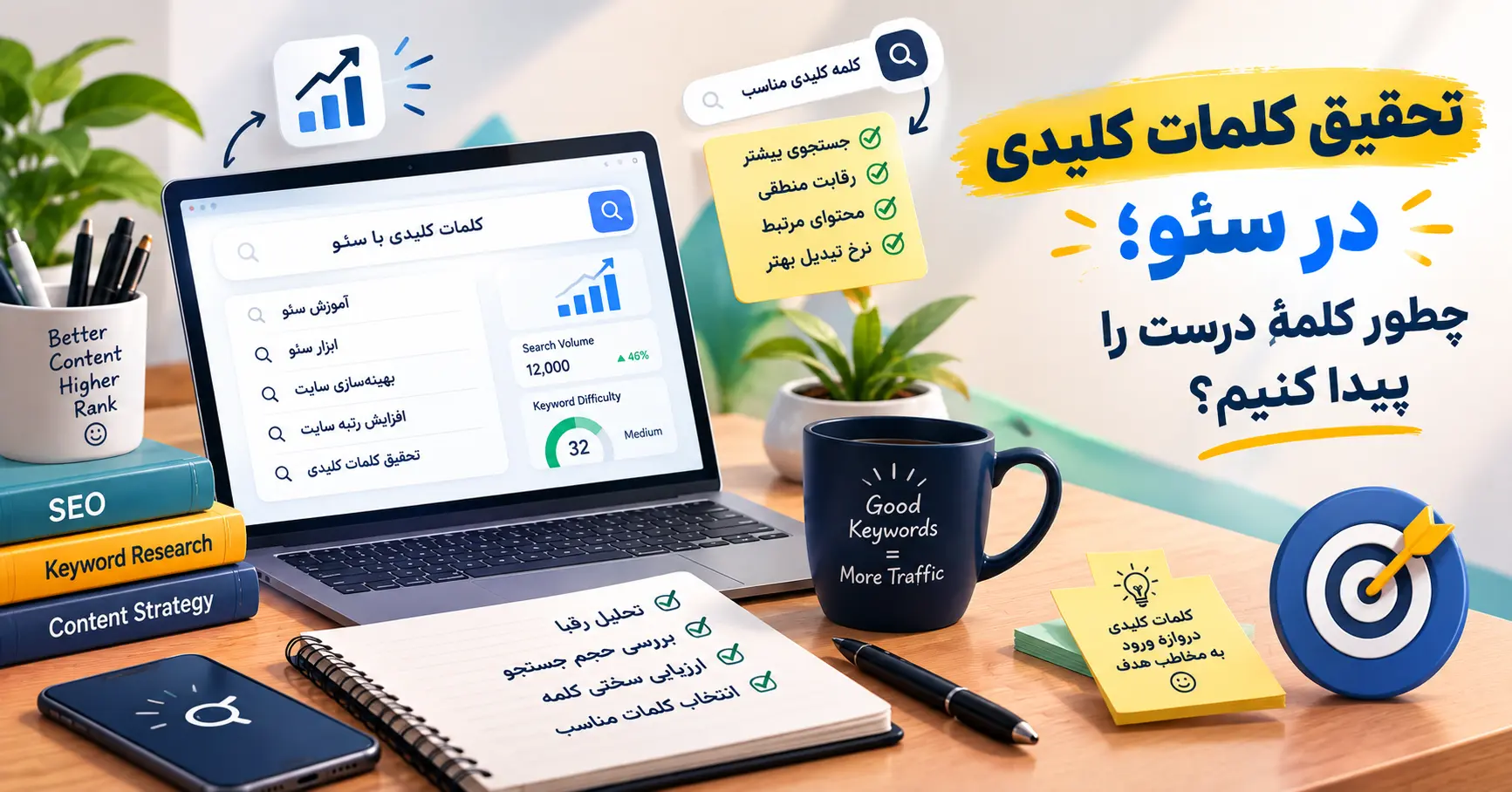 تحقیق کلمات کلیدی در سئو؛ چطور کلمهٔ درست را پیدا کنیم؟